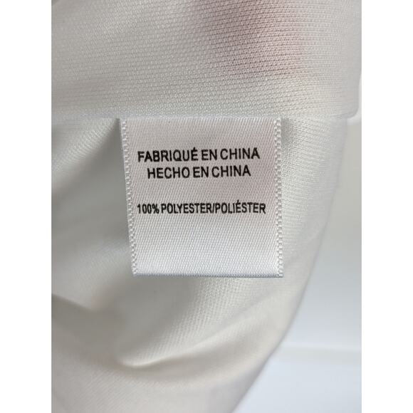 Avec Les Filles Dress Tonal Stripes Ruffles Spring Summer Romantic White Size 10 - Picture 9 of 13